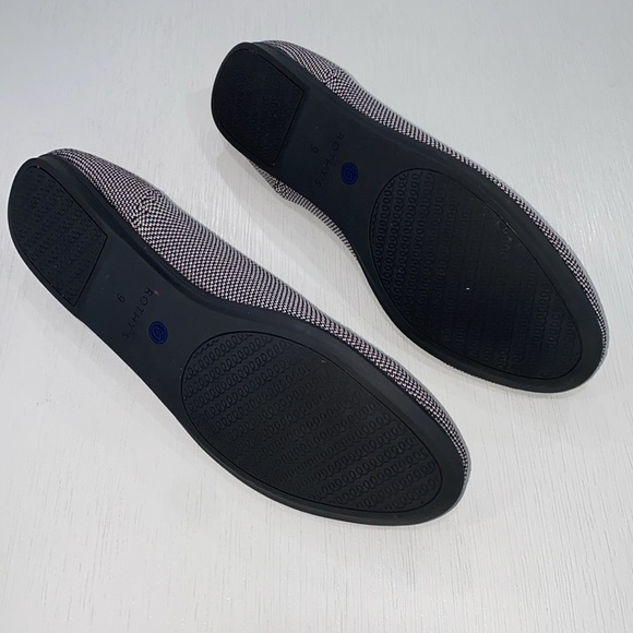 Rothy’s shale cherry red ribbon stripe ballet flats size 9 - Picture 4 of 14